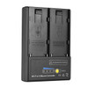 Fotolux Dual NP Batteries to V-mount V-Lock Battery Converter Plate